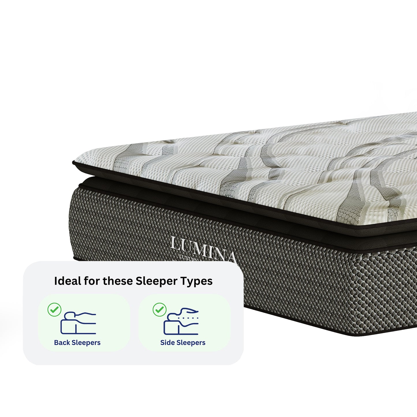 Lumina Jumbo Pillowtop Mattress - Sealy Luxury Select®