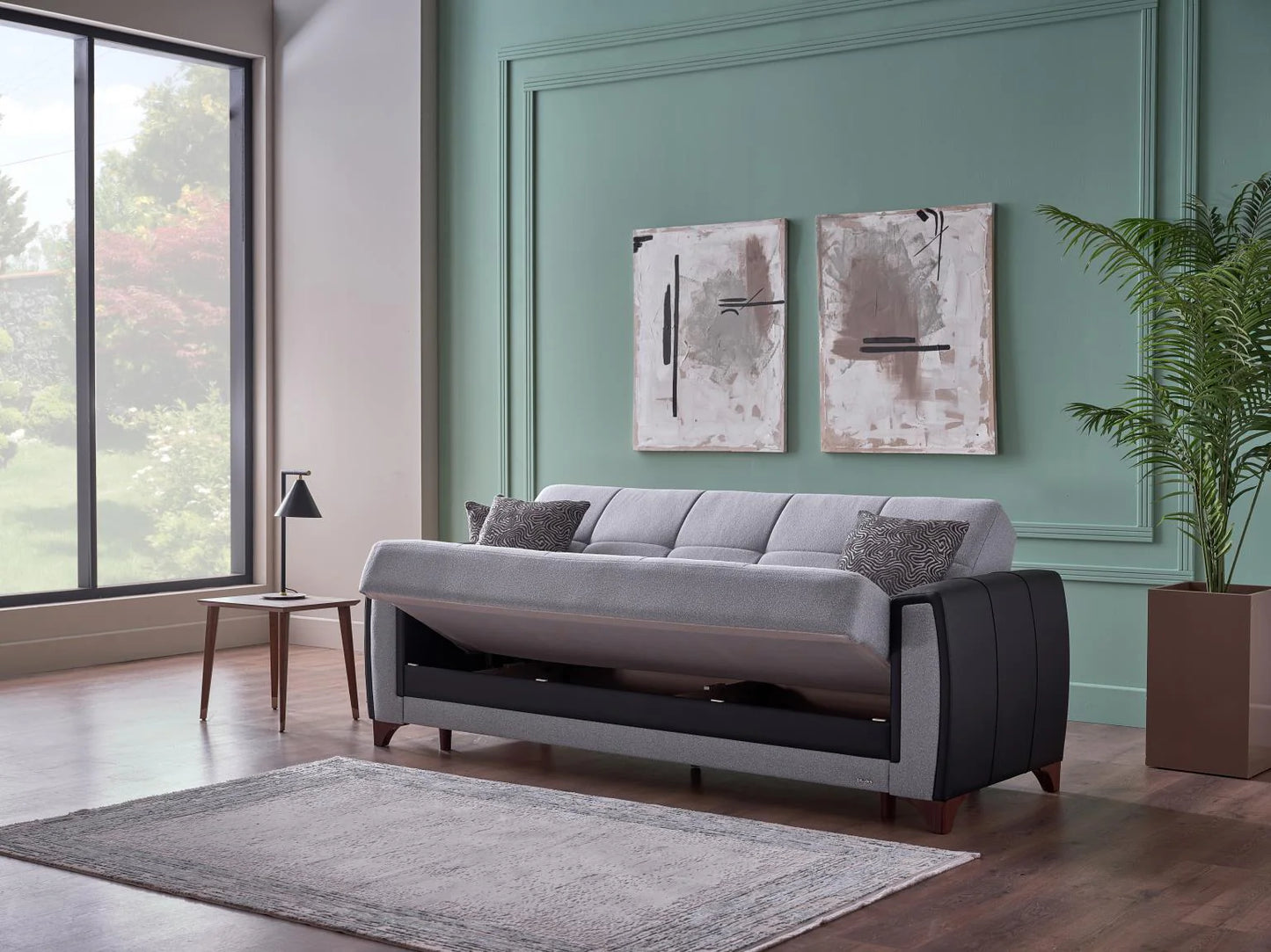 Dublin Light Gray Sofa Sleeper