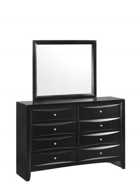 Phoenix Black Platform Bed - Multiple Storage Compartments