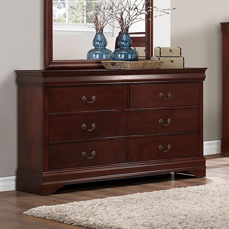 Louie Cherry Bedroom Set