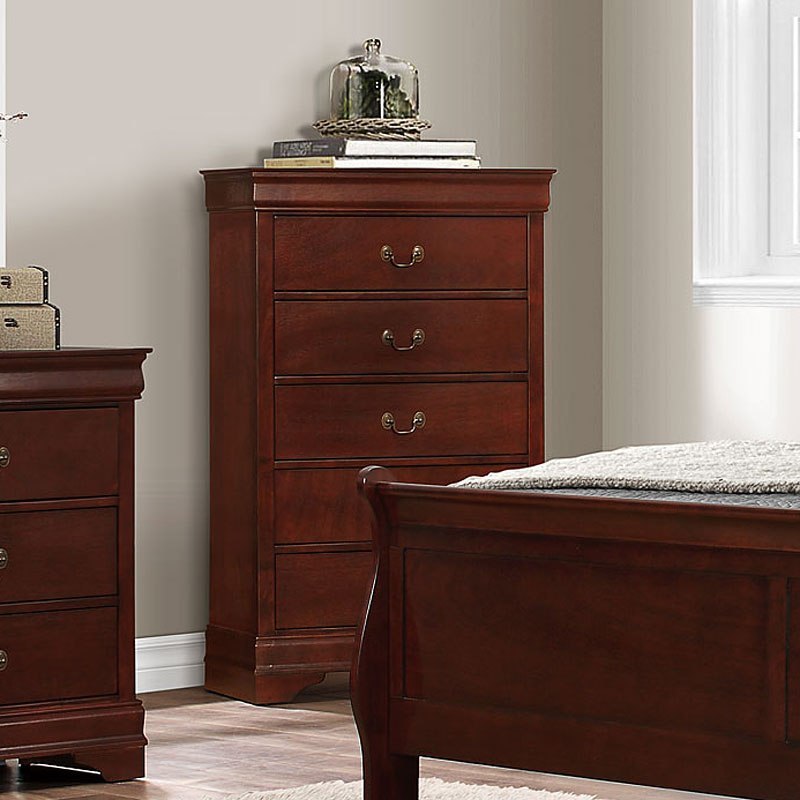 Louie Cherry Bedroom Set