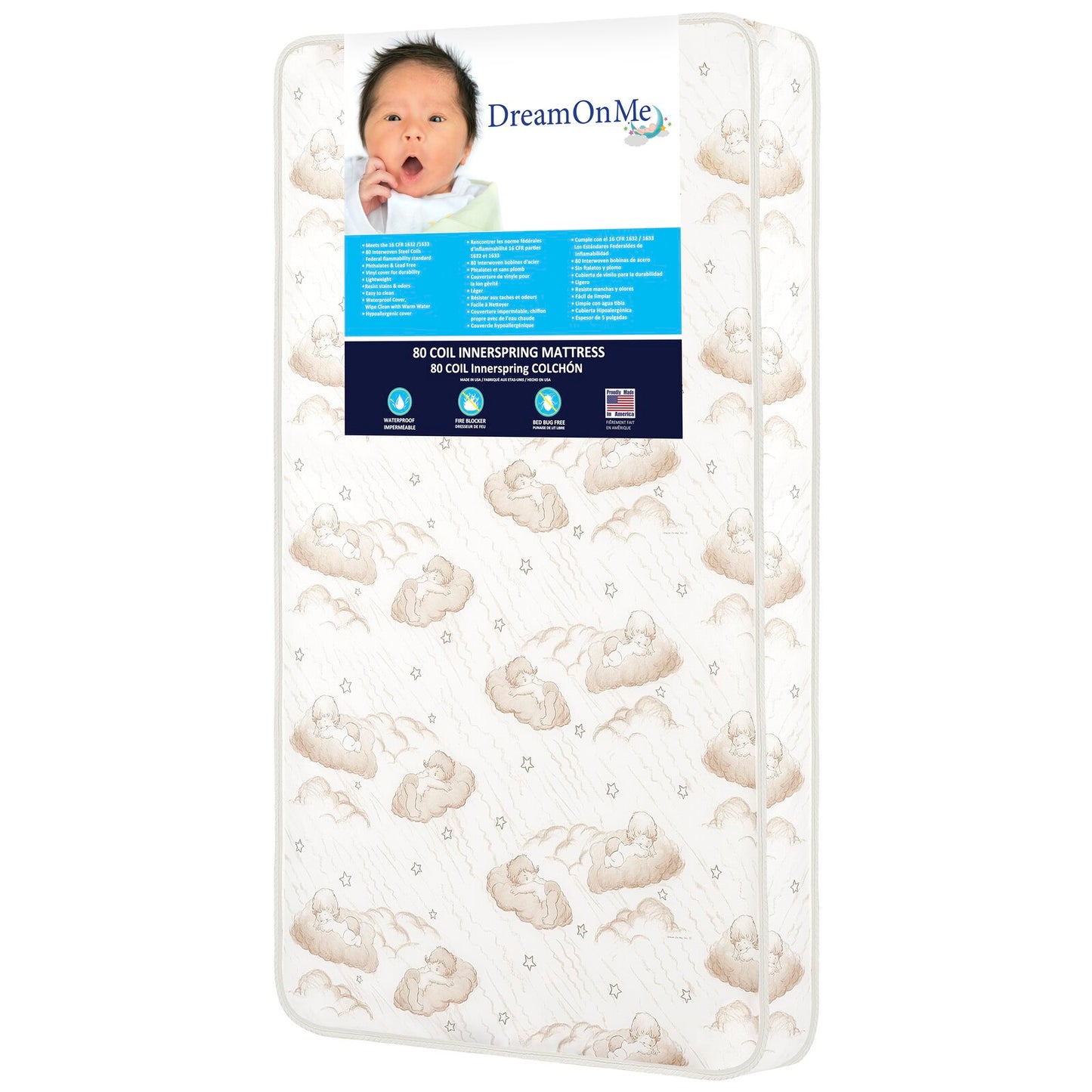 Orthopedic Coil Crib Mattress - Multiple Heights Available