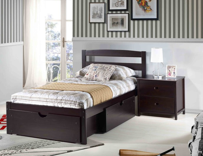 B Platform Bed Espresso
