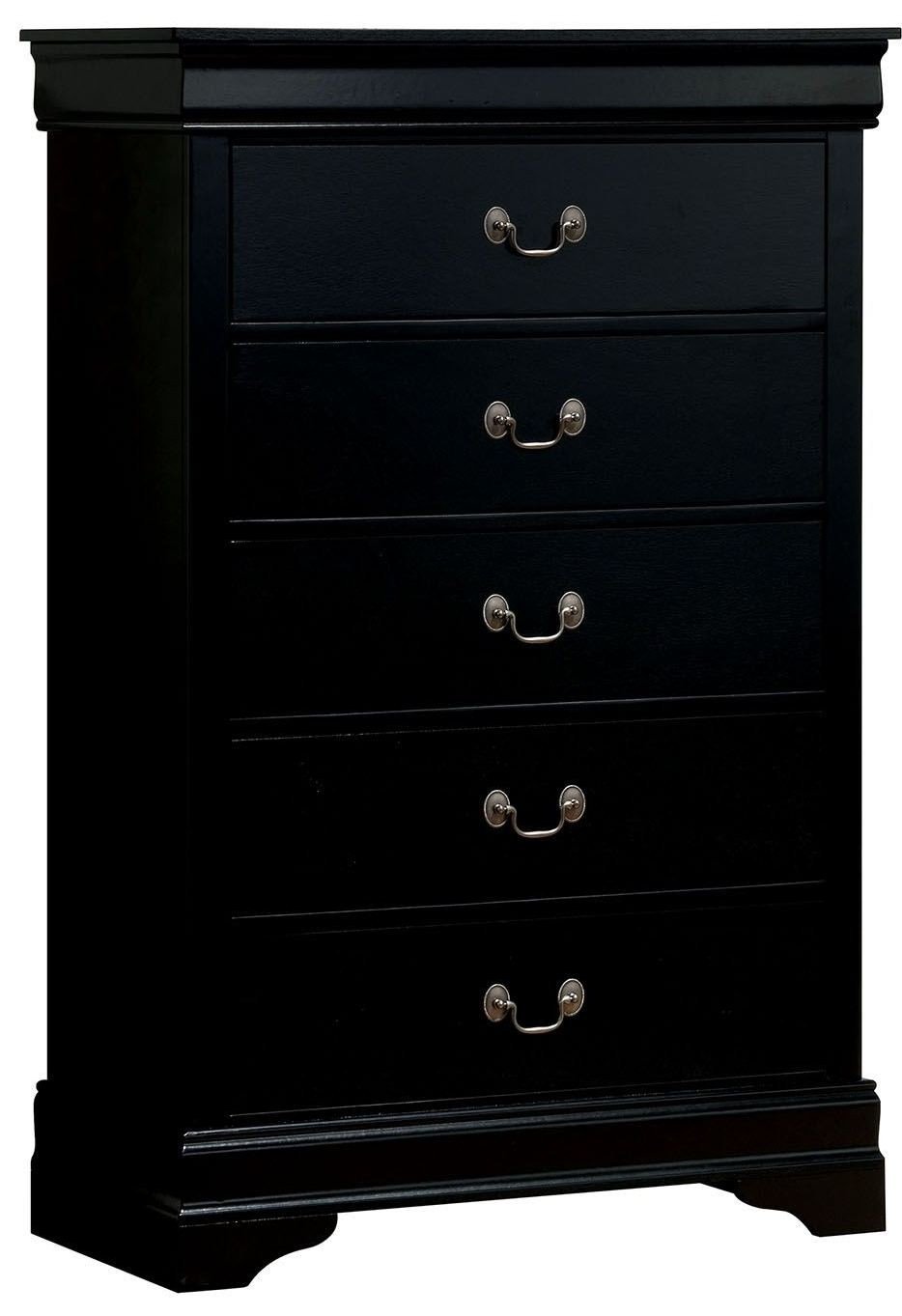 Louie Black Bedroom Set