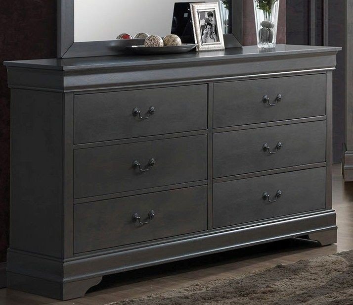 Louie Gray Bedroom Set