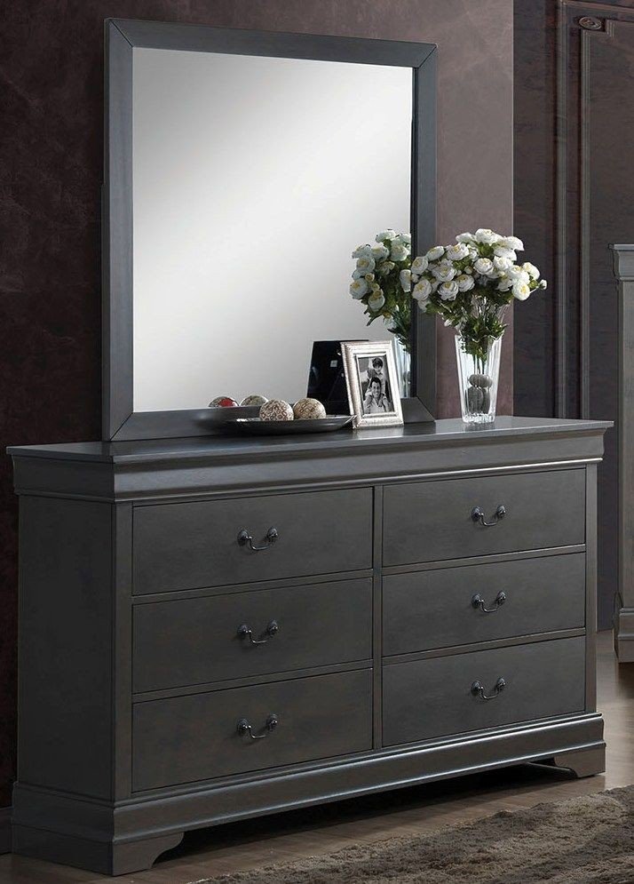 Louie Gray Bedroom Set