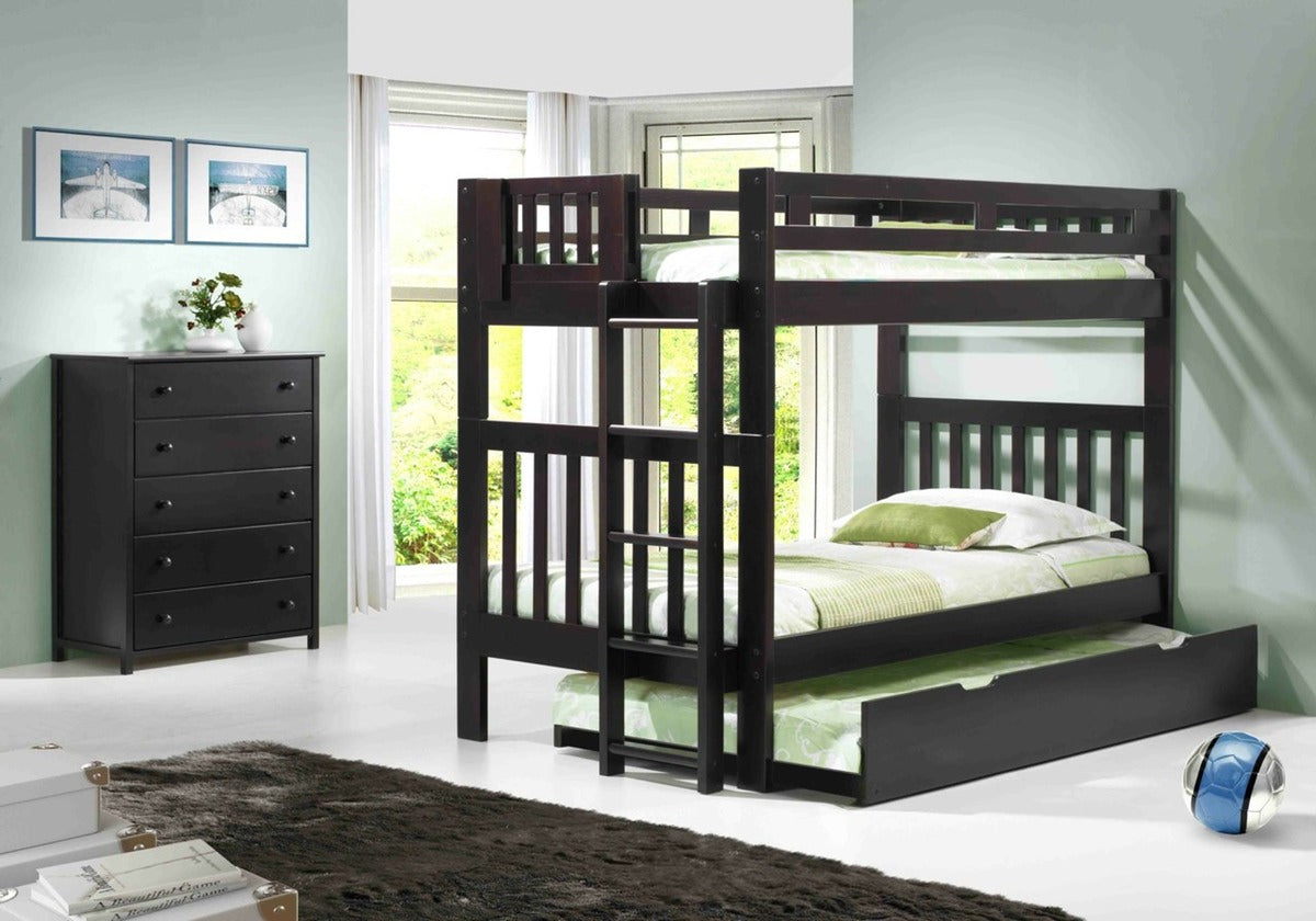 Naples Bunk Bed Espresso