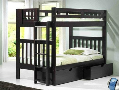 Naples Bunk Bed Espresso