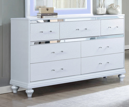 White Up Light Dresser