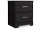 Charcoal Super Nightstand