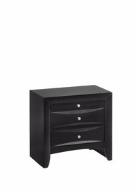 Phoenix Black Platform Bed - Multiple Storage Compartments