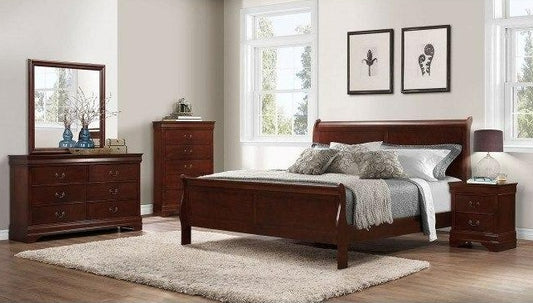 Louie Cherry Bedroom Set