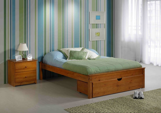 Cheyenne Platform Bed Pecan