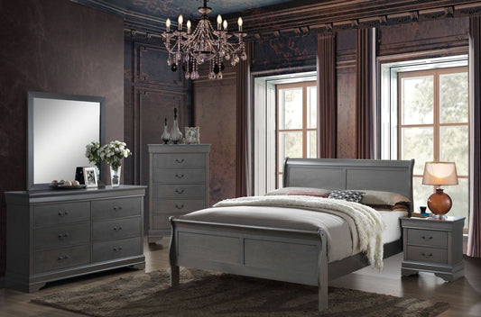 Louie Gray Bedroom Set