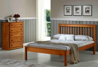 Laguna Platform Bed Pecan