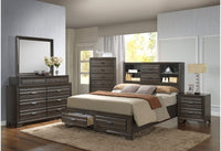 Bookcase W/Draws Bedroom Set